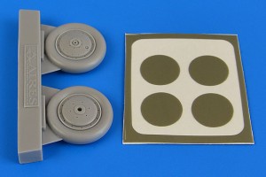 Aires 1:48 4692 I-153 Chaika wheels & paint masks f.ICM