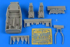 Aires 1:48 4723 A-37A Dragonfly cockpit set for Monogram