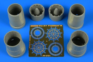 Aires 1:48 4751 Su-27 Flanker B exhaust nozzles f.Hobby Boss