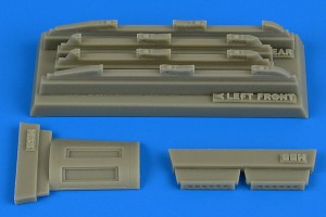 Aires 1:48 4754 Su17M3/M4 Fitter K fully empty chaff/ flare dispensers f. HobbyBoss