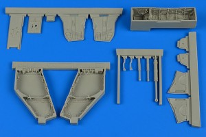 Aires 1:48 4766 F-4J/S Phantom II wheel bay for Zoukeimu