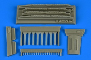 Aires 1:48 4757 Su-17/22M3/M4 Fitter K covered chaff/fla dispensers for Hobby Boss