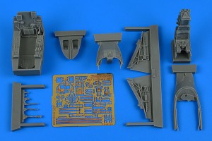 Aires 1:48 4824 Sea Harrier FA.2 cockpit set for Kinetic