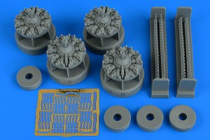 Aires 1:48 4805 B-17G flying fortress engine set for HK Model