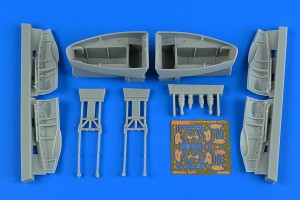 Aires 1:48 4786 Beaufighter TF.X wheel bay set for Revell