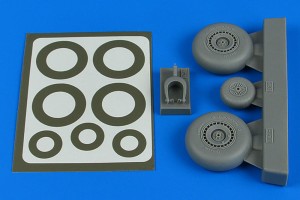 Aires 1:48 4806 Do 217N wheels & paint masks - late B for ICM