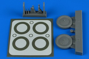 Aires 1:48 4797 I-16 wheels & paint masks for ICM