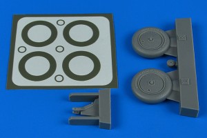 Aires 1:48 4799 I-153 wheels & paint masks for ICM/Hasegawa