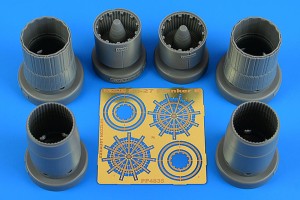Aires 1:48 4835 Su-27 Flanker B exhaust nozzles for KITTY HAWK