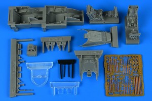 Aires 1:48 4855 Rafale B - late cockpit set for REVELL