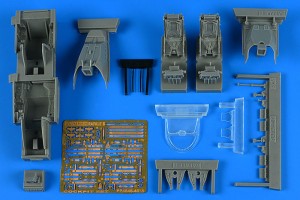 Aires 1:48 4846 Rafale B - early cockpit set for REVELL