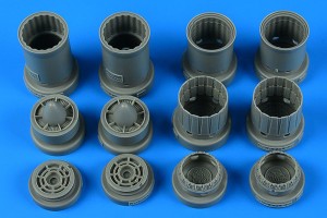Aires 1:48 4848 F-4E/EJ/J/S Phantom II exhaust nozzles for ZOUKEI MURA