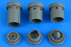 Aires 1:48 4840 Kfir C2/C7/F-21 exhaust nozzle for AMK