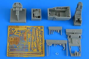Aires 1:48 4895 F/A-18E Super Hornet cockpit set HOBBY BOSS