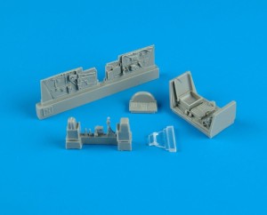 Aires 1:72 7143 Bf 109G-10 Cockpit Set für Revell Bausatz