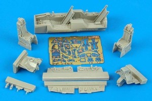 Aires 1:72 7167 F-16D Fightning Falcon cockpit set Für Hasegawa Bausatz.
