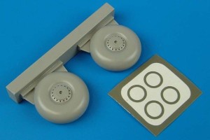 Aires 1:72 7204 Lancaster wheels & paint masks for Revell kit