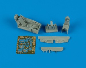 Aires 1:72 7175 F-16N Aggressor Cockpit Set für Hasegawa-Bausatz