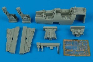 Aires 1:72 7220 F-14D Tomcat cockpit set Für Hasegawa Bausatz