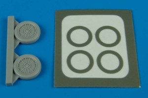 Aires 1:72 7238 A-4 Skyhawk wheels & paint masks
