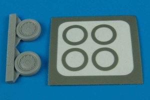 Aires 1:72 7242 A-4 Skyhawk wheels (late) & paint masks