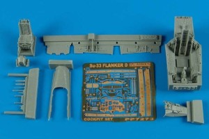 Aires 1:72 7273 Su-33 Flanker D cockpit set for Hasegawa