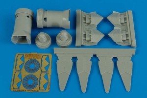 Aires 1:72 7265 F-22A Raptor exhaust nozzle for Academy