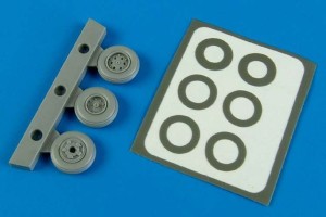 Aires 1:48 7290 AV-8B Harrier wheels & paint masks
