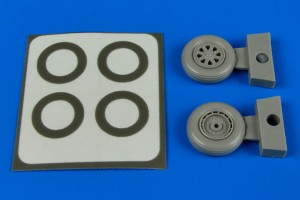 Aires 1:72 7301 F6F Hellcat wheels(typeB) & paint masks