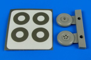 Aires 1:72 7302 Hawker Typhoon wheels & paint mask