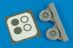 Aires 1:72 7284 P-40M/N wheel & paint masks f.Academy