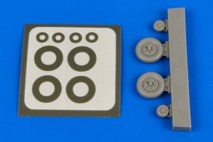 Aires 1:72 7307 Mi-2 Hoplite wheels & paint masks