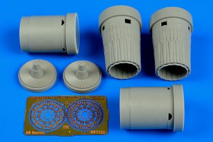 Aires 1:72 7320 Su-27SM Flanker B exhaust nozzles f.Zvez
