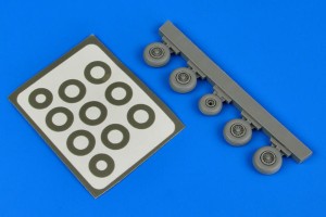 Aires 1:72 7300 Sepecat Jaguar wheels & paint masks