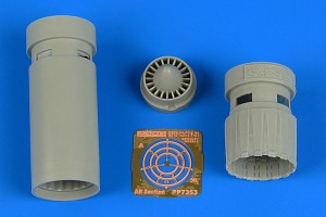 Aires 1:72 7353 IAI Kfir C2/C7 exhaust nozzles for AMK