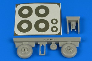 Aires 1:72 7365 Wellington wheels & paint masks (late) for Airfix
