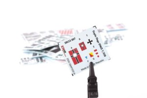 Eduard Accessories 1:350 3DL53007 Tirpitz flags SPACE 1/350