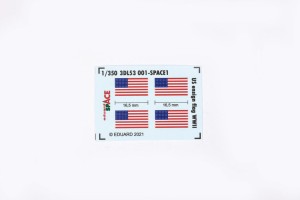 Eduard Accessories 1:350 3DL53001 US ensign flag WWII SPACE
