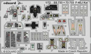 Eduard Accessories 1:72 SS733 F-4EJ Kai 1/72