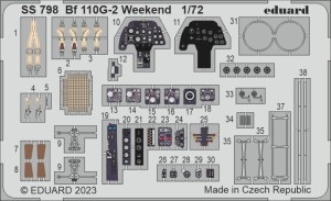 Eduard Accessories 1:72 SS798 Bf 110G-2 Weekend 1/72 EDUARD