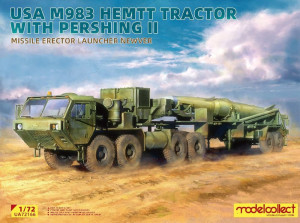 Modelcollect 1:72 UA72166 USA M983 Hemtt Tractor With Pershing II Missile Erector Launcher new Ver.