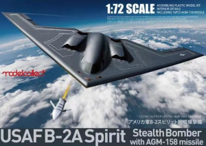 Modelcollect 1:72 UA72214 USAF B-2A Spirit Stealth Bomber with AGM-158 missile