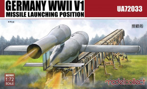 Modelcollect 1:72 UA72033 Germany WWII V1 Missile launching positi 2 in 1