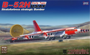 Modelcollect 1:72 UA72208 B-52H early type Stratofortress strategi Bomber, Limited Edition