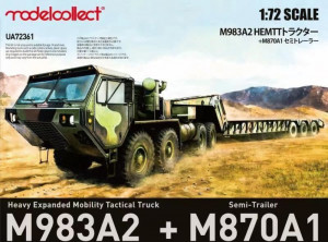 Modelcollect 1:72 UA72361 USA M983A2 HEMTT Tractor & M870A1 Semi-trailer
