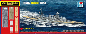 I LOVE KIT 1:700 65703 Top Grade HMS HOOD 1941