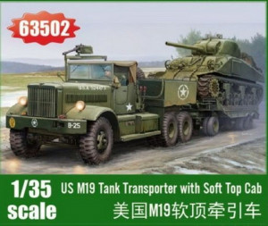 I LOVE KIT 1:35 63502 M19 Tank Transporter with Soft Top Cab