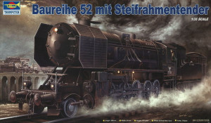 Trumpeter 1:35 210 Kriegslokomotive Baureihe 52 (BR-52) mit Steifrahmentender