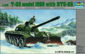 Trumpeter 1:35 313 Russischer Panzer T55 mit BTU-55