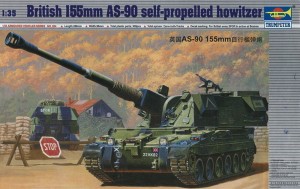 Trumpeter 1:35 324 Britische 155 mm AS-90 Selbstfahrlafette